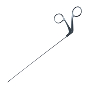 Precision F-O Micro Laryngeal Scissor Horizontal Action, Opens Right With Sharp Tip Blades,Tappering To A 1mm Tip, Straight 23mm Working Length And A 2mm Diameter Shaft   